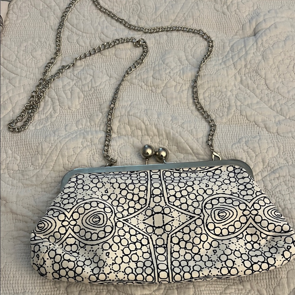 Chic Black and White Women's Clutch
